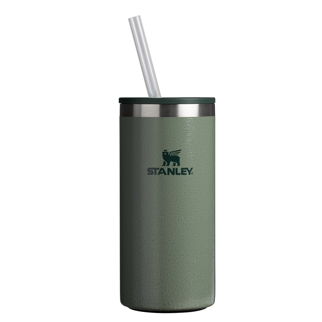 Heavy-Duty Tote The Everyday Tall Can Cooler Cup D117J - Leak-Proof Insulated Mini Cooler Bag for Lunch - Hammertone Green