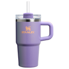 Double-Wall Vacuum The Quencher H2.O Flowstate Tumbler with Handle | Stanley Create D309N - Double-Wall Vacuum Insulated Travel Tumbler with Straw Detail