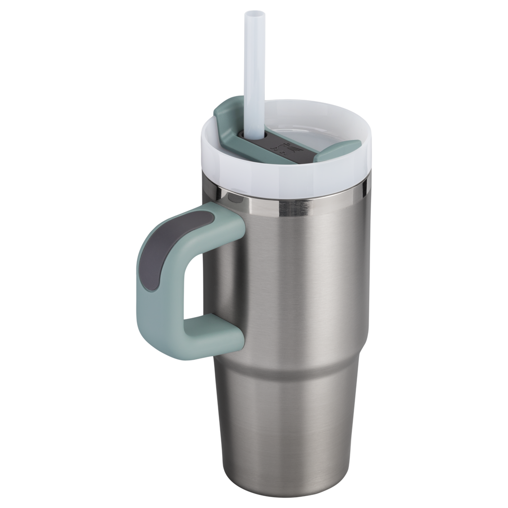 Large Capacity The Quencher H2.O Flowstate Tumbler | Stanley Create D291F - Premium Stainless Steel Straw Cup for All-Day Hydration Detail
