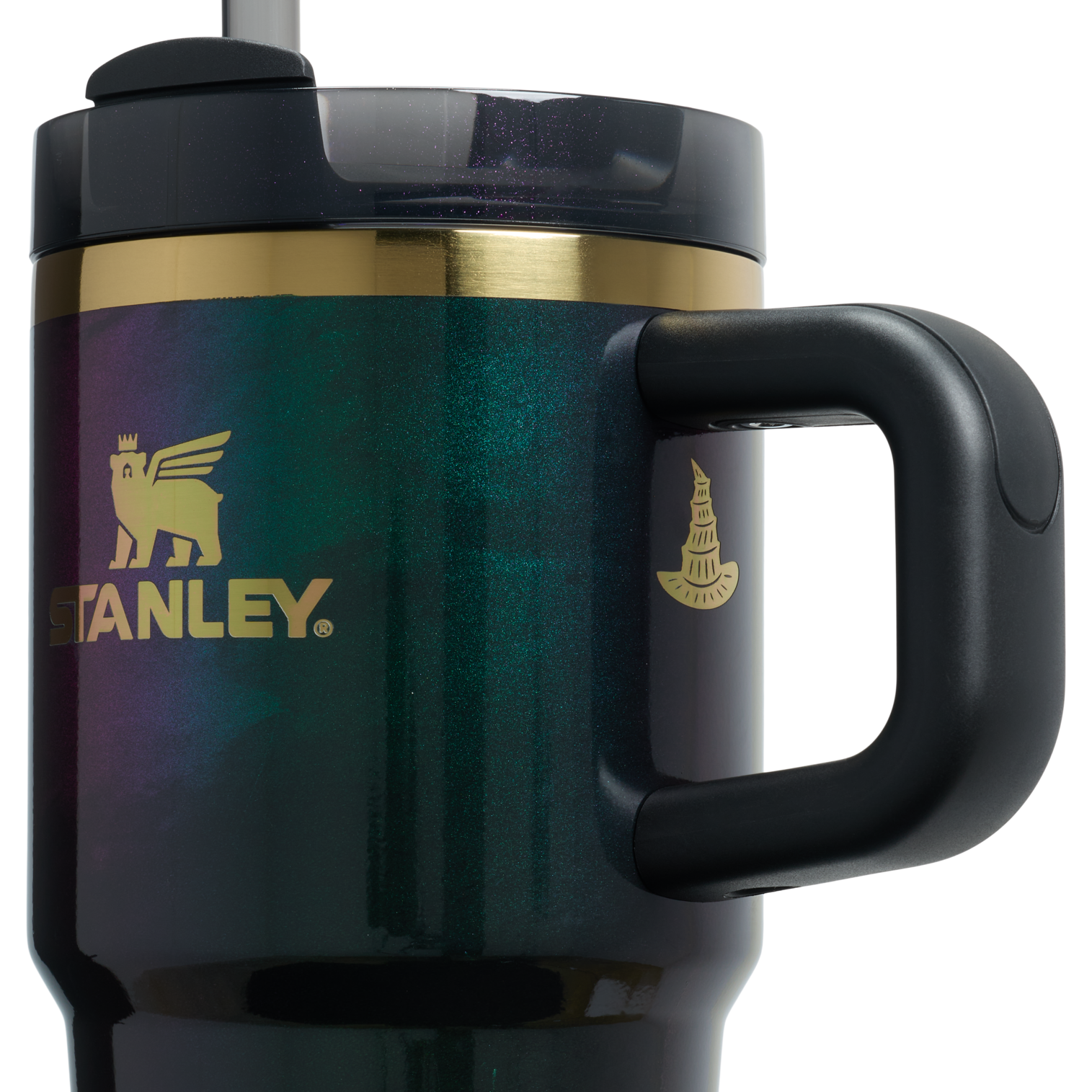 Car-Cup Friendly The Wicked for Good Quencher H2.0 Flowstate Tumbler D247R - Double-Wall Vacuum Insulated Travel Tumbler with Straw Detail
