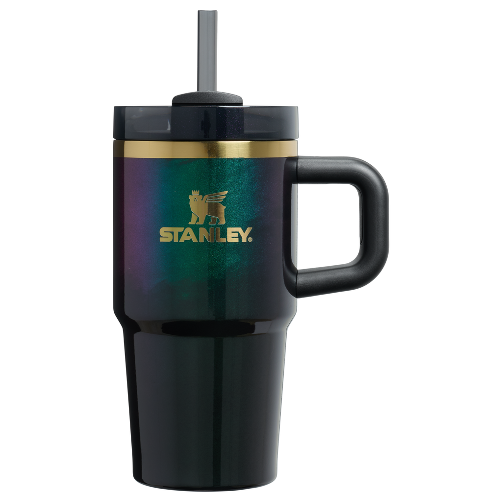 Car-Cup Friendly The Wicked for Good Quencher H2.0 Flowstate Tumbler D247R - Double-Wall Vacuum Insulated Travel Tumbler with Straw - Elphaba For Good
