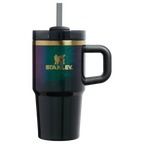 Car-Cup Friendly The Wicked for Good Quencher H2.0 Flowstate Tumbler D247R - Double-Wall Vacuum Insulated Travel Tumbler with Straw - Elphaba For Good