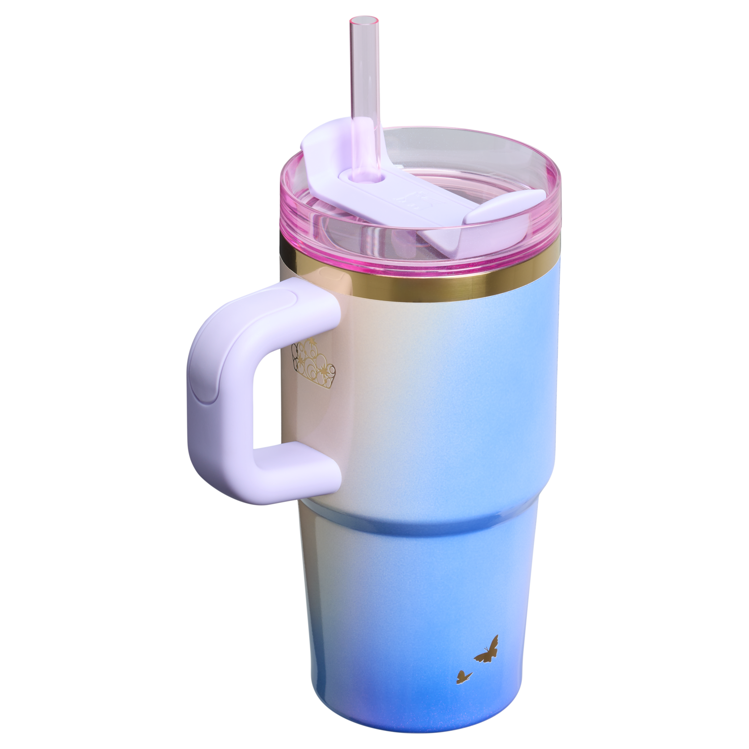Car-Cup Friendly The Wicked for Good Quencher H2.0 Flowstate Tumbler D247R - Double-Wall Vacuum Insulated Travel Tumbler with Straw Detail
