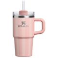 Large Capacity The Quencher H2.0 Flowstate Tumbler D344H - 40oz Large Capacity Car-Cup Friendly Quencher - Peach Rose Picnic Stripe