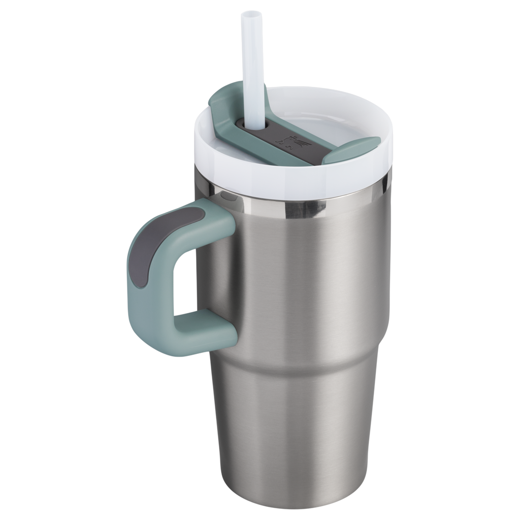 Double-Wall Vacuum The Quencher H2.O Flowstate Tumbler D069R - Premium Stainless Steel Straw Cup for All-Day Hydration Detail