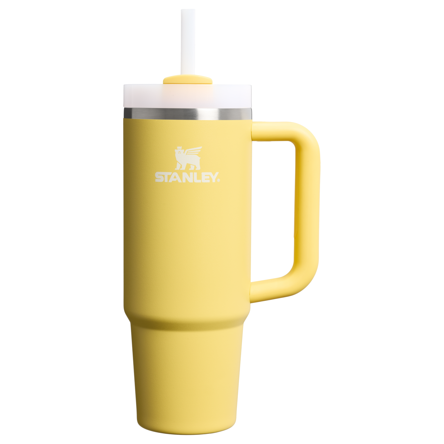 Double-Wall Vacuum The Quencher H2.0 Flowstate Tumbler D051L - Double-Wall Vacuum Insulated Travel Tumbler with Straw - Daffodil