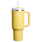 Splash-Resistant FlowState The Quencher H2.0 Flowstate Tumbler  | Stanley Create D332L - Premium Stainless Steel Straw Cup for All-Day Hydration - Daffodil