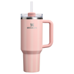 Double-Wall Vacuum The Quencher H2.0 Flowstate Tumbler D342C - Premium Stainless Steel Straw Cup for All-Day Hydration - Peach Rose Picnic Stripe
