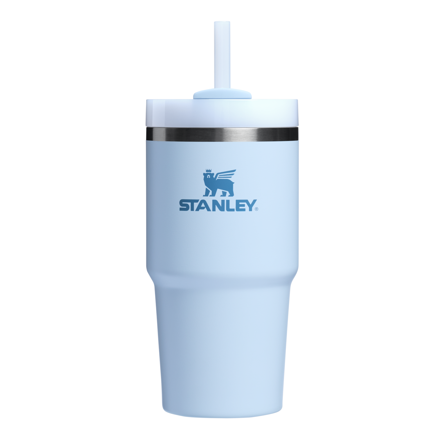 Car-Cup Friendly The Quencher H2.0 Flowstate Tumbler | Stanley Create D330L - Double-Wall Vacuum Insulated Travel Tumbler with Straw Detail