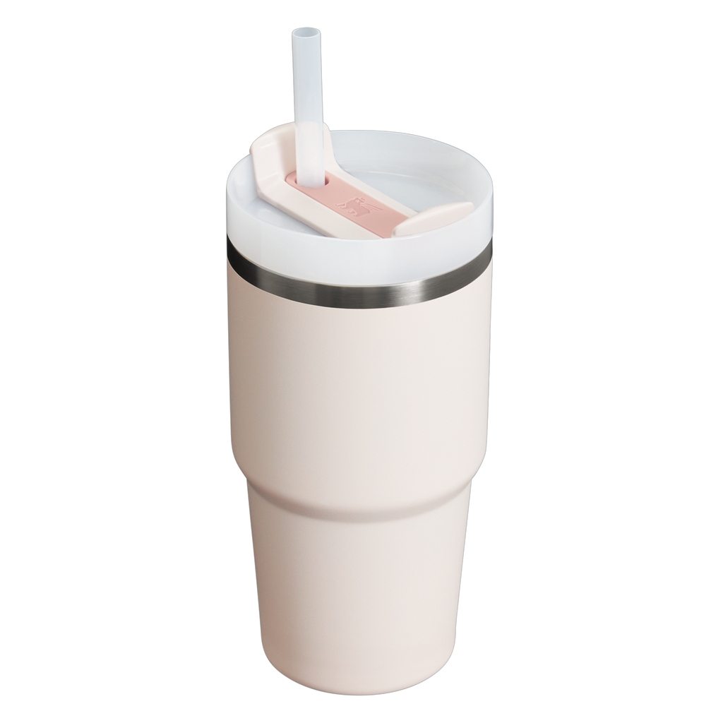 Car-Cup Friendly The Quencher H2.0 Flowstate Tumbler | Stanley Create D330L - Double-Wall Vacuum Insulated Travel Tumbler with Straw Detail