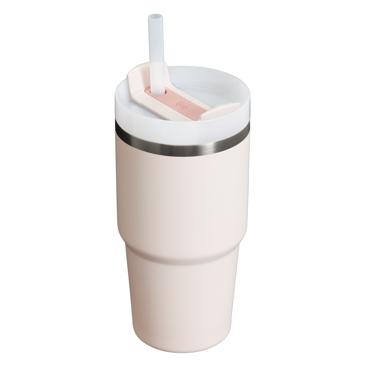 Car-Cup Friendly The Quencher H2.0 Flowstate Tumbler | Stanley Create D330L - Double-Wall Vacuum Insulated Travel Tumbler with Straw Detail