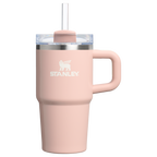 Double-Wall Vacuum The Quencher H2.O Flowstate Tumbler with Handle | Stanley Create D309N - Double-Wall Vacuum Insulated Travel Tumbler with Straw Detail