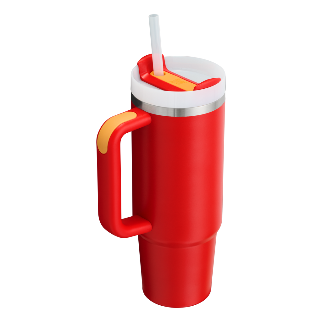 Double-Wall Vacuum The Quencher H2.0 Flowstate Tumbler D051L - Double-Wall Vacuum Insulated Travel Tumbler with Straw Detail