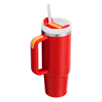 Insulated Travel The Quencher H2.0 Flowstate Tumbler | Stanley Create D331C - Double-Wall Vacuum Insulated Travel Tumbler with Straw Detail