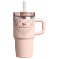 Splash-Resistant FlowState The Quencher H2.O Flowstate Tumbler D124E - Premium Stainless Steel Straw Cup for All-Day Hydration - Conch Floral