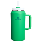 Splash-Resistant FlowState The Quencher H2.0 Flowstate Tumbler D033Q - Double-Wall Vacuum Insulated Travel Tumbler with Straw - Meadow
