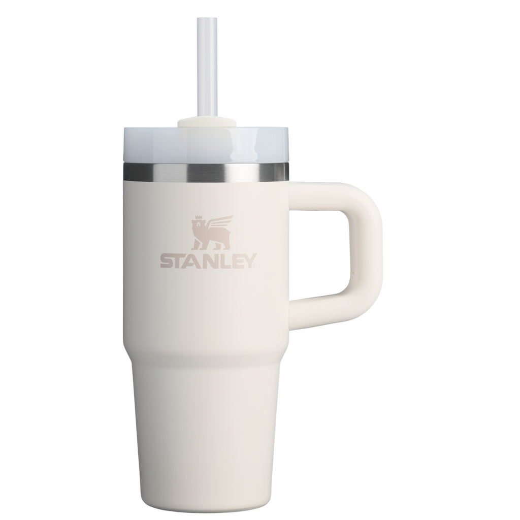 Large Capacity The Quencher H2.O Flowstate Tumbler | Stanley Create D291F - Premium Stainless Steel Straw Cup for All-Day Hydration - Cream 2.0