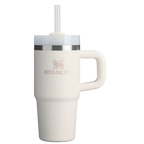 Large Capacity The Quencher H2.O Flowstate Tumbler | Stanley Create D291F - Premium Stainless Steel Straw Cup for All-Day Hydration - Cream 2.0