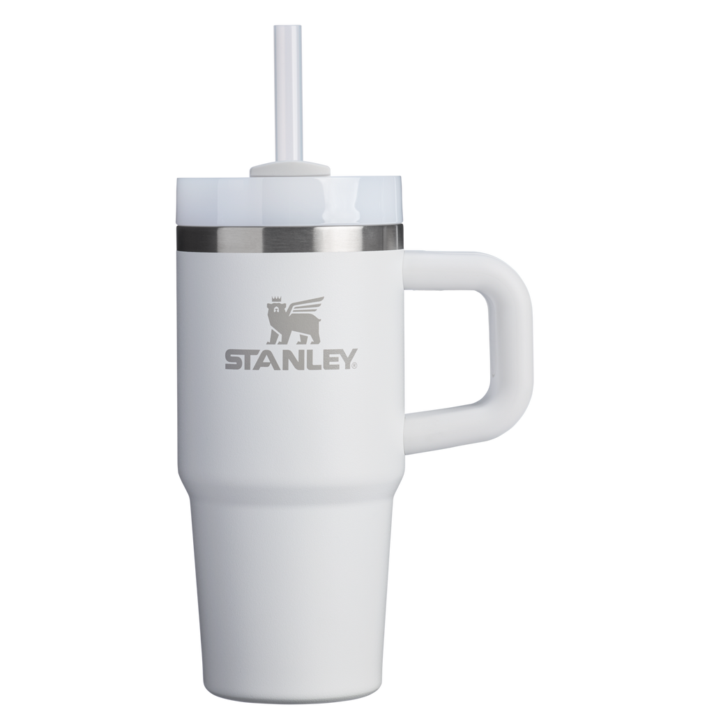 Large Capacity The Quencher H2.O Flowstate Tumbler | Stanley Create D291F - Premium Stainless Steel Straw Cup for All-Day Hydration - Frost