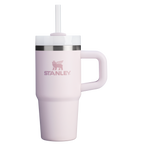 Large Capacity The Quencher H2.O Flowstate Tumbler | Stanley Create D291F - Premium Stainless Steel Straw Cup for All-Day Hydration - Rose Quartz 2.0