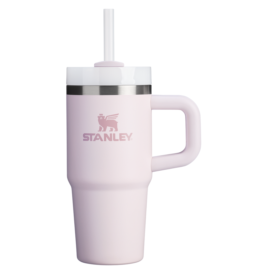 Splash-Resistant FlowState The Quencher H2.O Flowstate Tumbler D068Z - 40oz Large Capacity Car-Cup Friendly Quencher - Rose Quartz 2.0