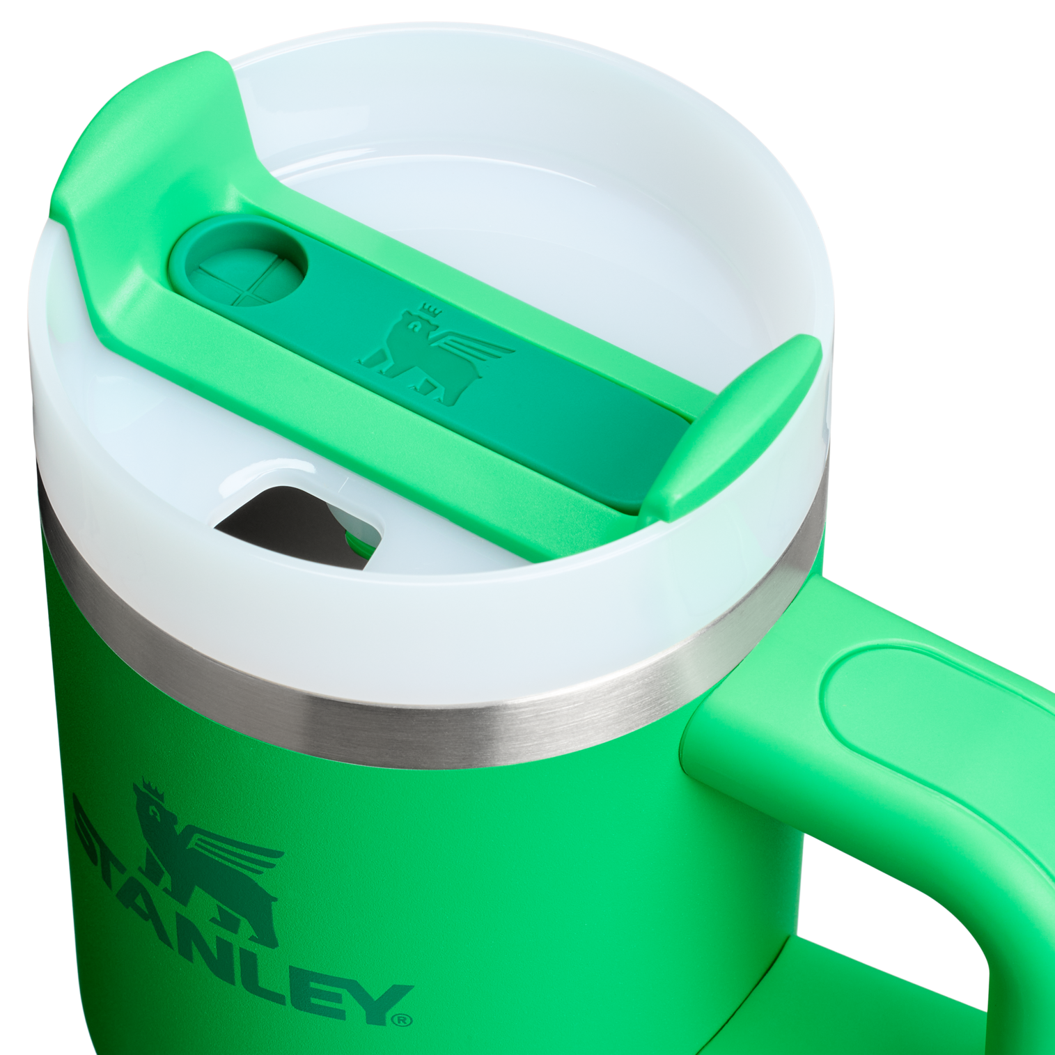 Large Capacity The Quencher H2.O Flowstate Tumbler | Stanley Create D291F - Premium Stainless Steel Straw Cup for All-Day Hydration Detail
