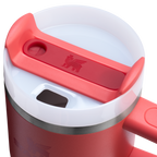 Double-Wall Vacuum The Quencher H2.O Flowstate Tumbler with Handle | Stanley Create D309N - Double-Wall Vacuum Insulated Travel Tumbler with Straw Detail