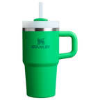 Double-Wall Vacuum The Quencher H2.O Flowstate Tumbler with Handle | Stanley Create D309N - Double-Wall Vacuum Insulated Travel Tumbler with Straw Detail