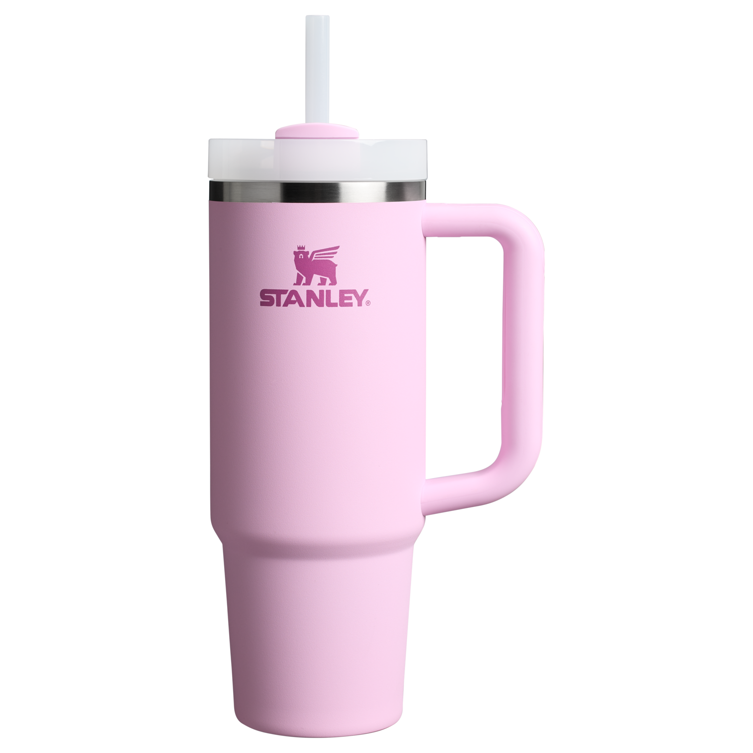 Insulated Travel The Quencher H2.0 Flowstate Tumbler | Stanley Create D331C - Double-Wall Vacuum Insulated Travel Tumbler with Straw Detail