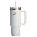 Double-Wall Vacuum The Quencher H2.0 Flowstate Tumbler D051L - Double-Wall Vacuum Insulated Travel Tumbler with Straw - Cream Moon