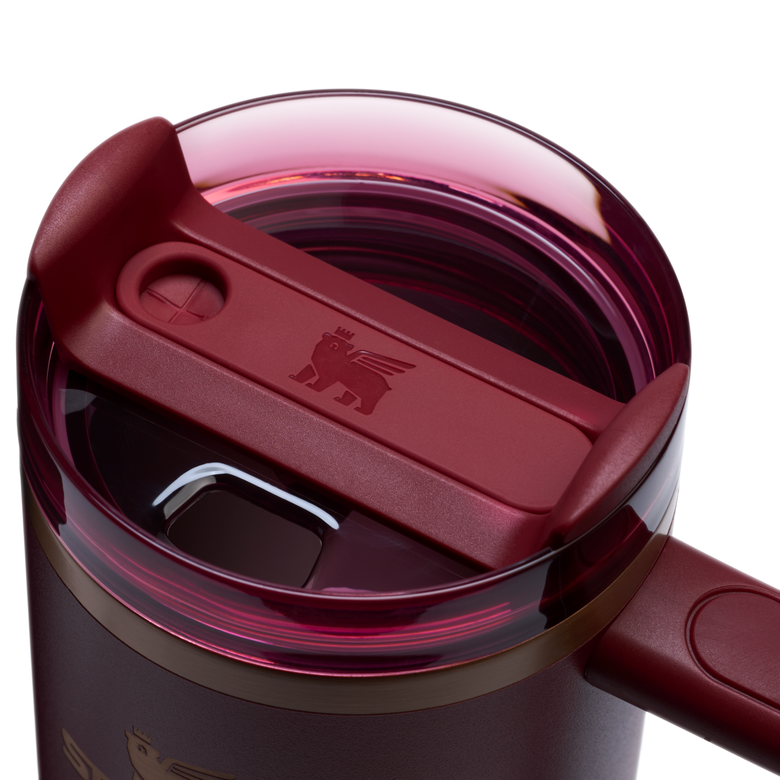 Insulated Travel The Quencher H2.0 Flowstate Tumbler | Stanley Create D331C - Double-Wall Vacuum Insulated Travel Tumbler with Straw Detail