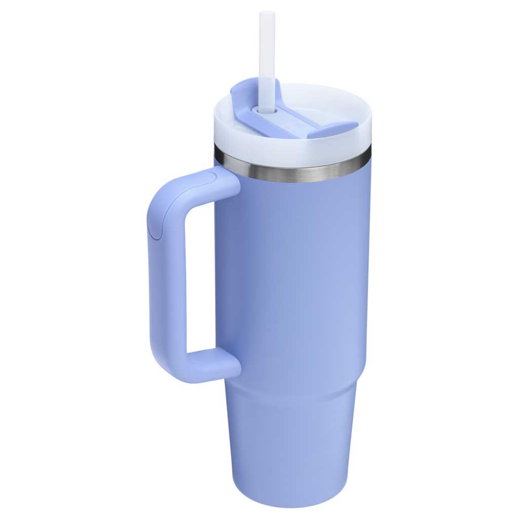 Insulated Travel The Quencher H2.0 Flowstate Tumbler | Stanley Create D331C - Double-Wall Vacuum Insulated Travel Tumbler with Straw Detail