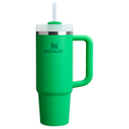 Insulated Travel The Quencher H2.0 Flowstate Tumbler | Stanley Create D331C - Double-Wall Vacuum Insulated Travel Tumbler with Straw - Meadow