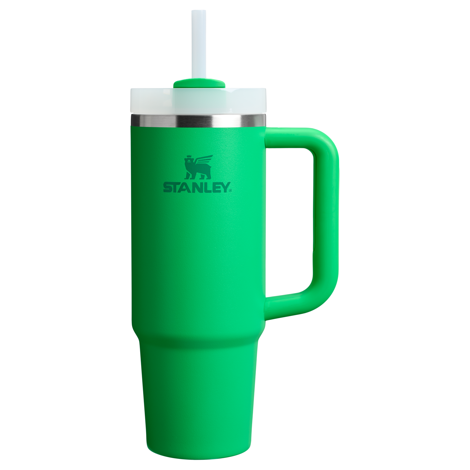 Insulated Travel The Quencher H2.0 Flowstate Tumbler | Stanley Create D331C - Double-Wall Vacuum Insulated Travel Tumbler with Straw - Meadow