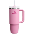 Insulated Travel The Quencher H2.0 Flowstate Tumbler | Stanley Create D331C - Double-Wall Vacuum Insulated Travel Tumbler with Straw - Peony