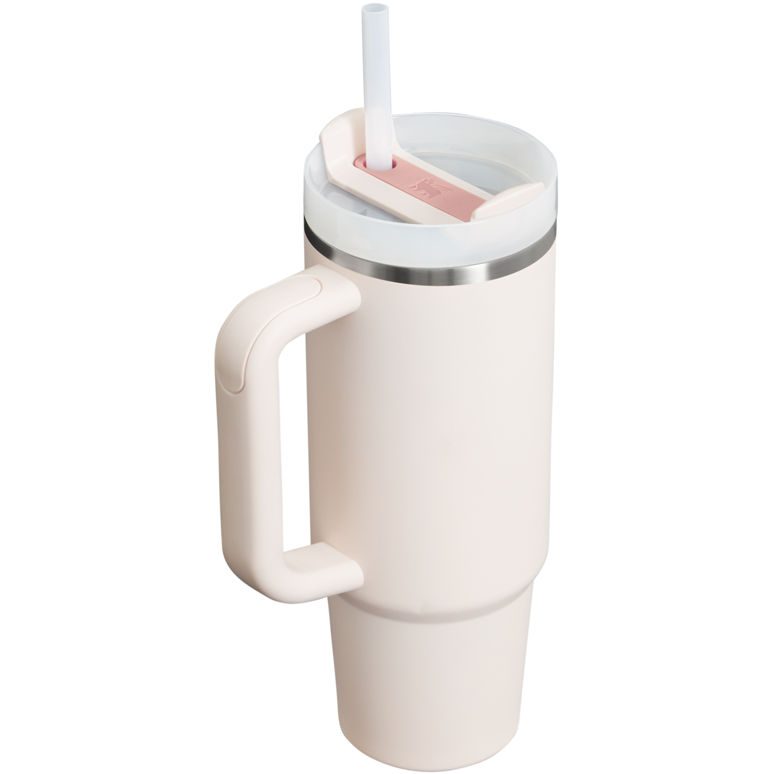 Insulated Travel The Quencher H2.0 Flowstate Tumbler | Stanley Create D331C - Double-Wall Vacuum Insulated Travel Tumbler with Straw Detail