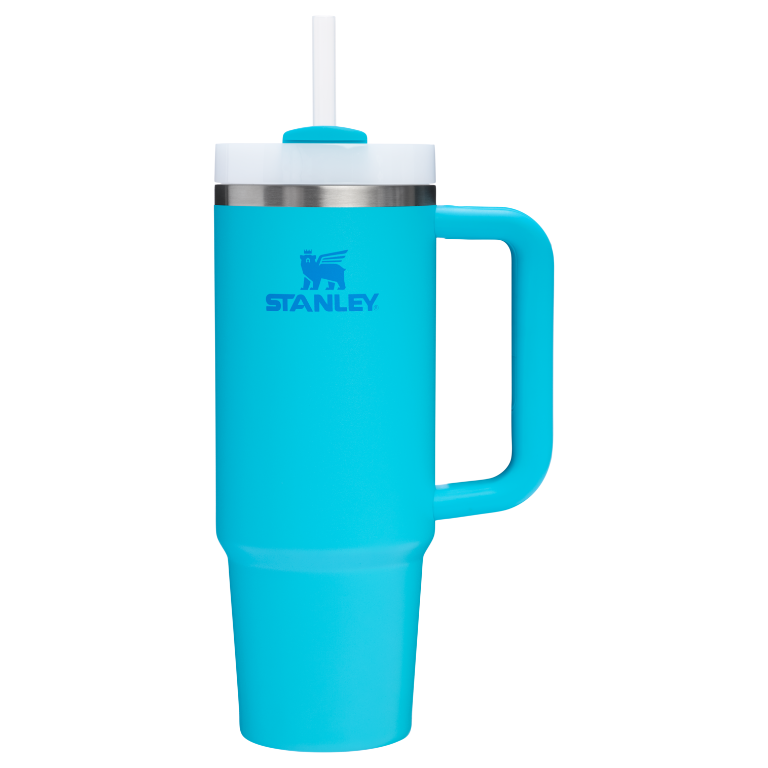 Insulated Travel The Quencher H2.0 Flowstate Tumbler | Stanley Create D331C - Double-Wall Vacuum Insulated Travel Tumbler with Straw Detail