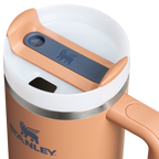 Insulated Travel The Quencher H2.0 Flowstate Tumbler | Stanley Create D331C - Double-Wall Vacuum Insulated Travel Tumbler with Straw Detail