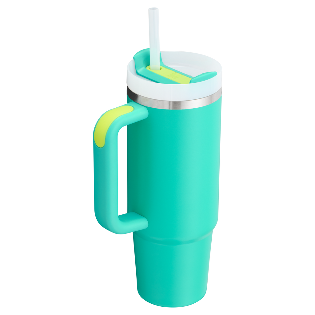 Double-Wall Vacuum The Quencher H2.0 Flowstate Tumbler D051L - Double-Wall Vacuum Insulated Travel Tumbler with Straw Detail