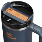 Insulated Travel The Quencher H2.0 Flowstate Tumbler | Stanley Create D331C - Double-Wall Vacuum Insulated Travel Tumbler with Straw Detail