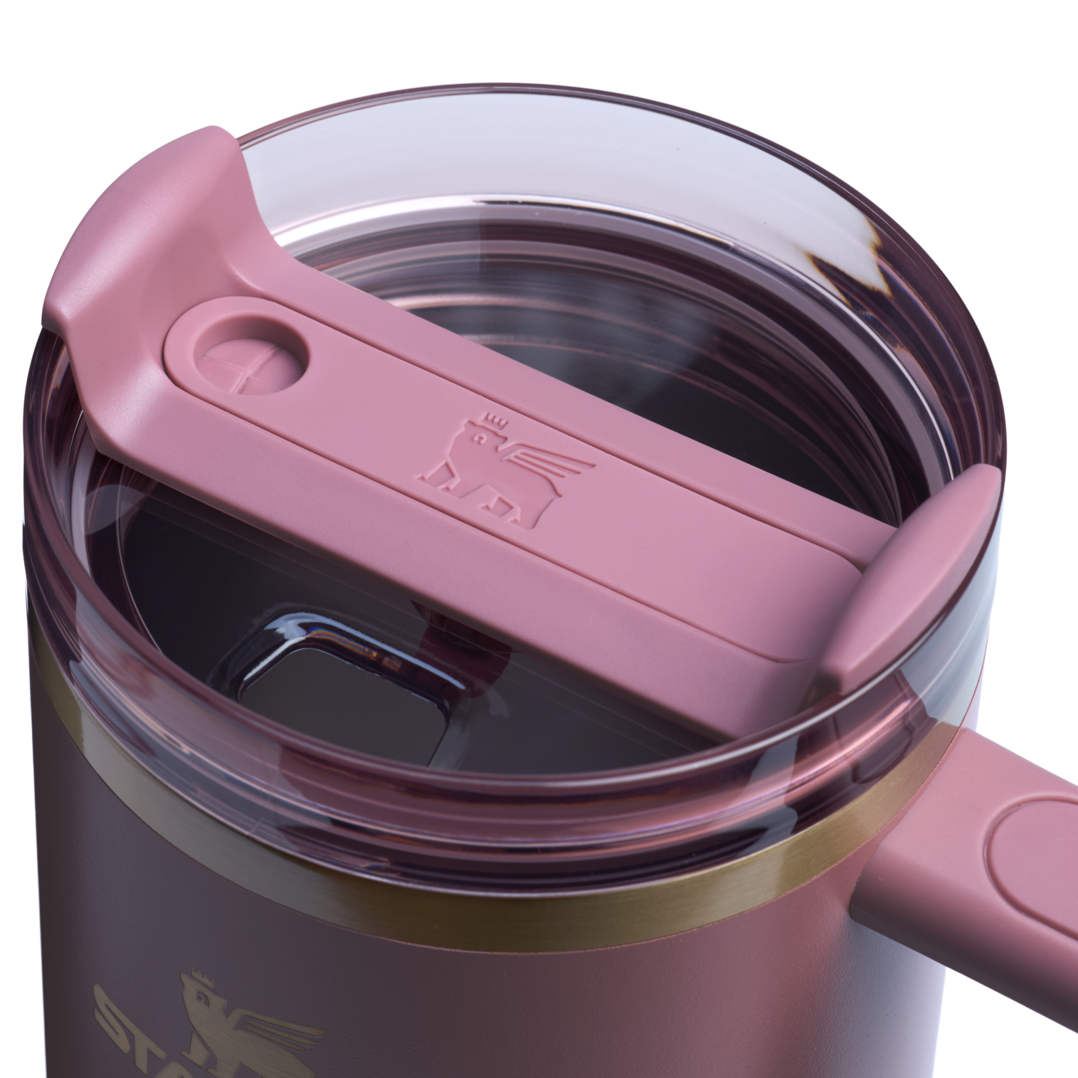 Splash-Resistant FlowState The Quencher H2.0 Flowstate Tumbler  | Stanley Create D332L - Premium Stainless Steel Straw Cup for All-Day Hydration Detail