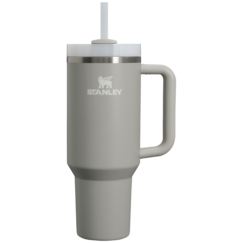 Large Capacity The Quencher H2.0 Flowstate Tumbler D050X - Premium Stainless Steel Straw Cup for All-Day Hydration - Ash