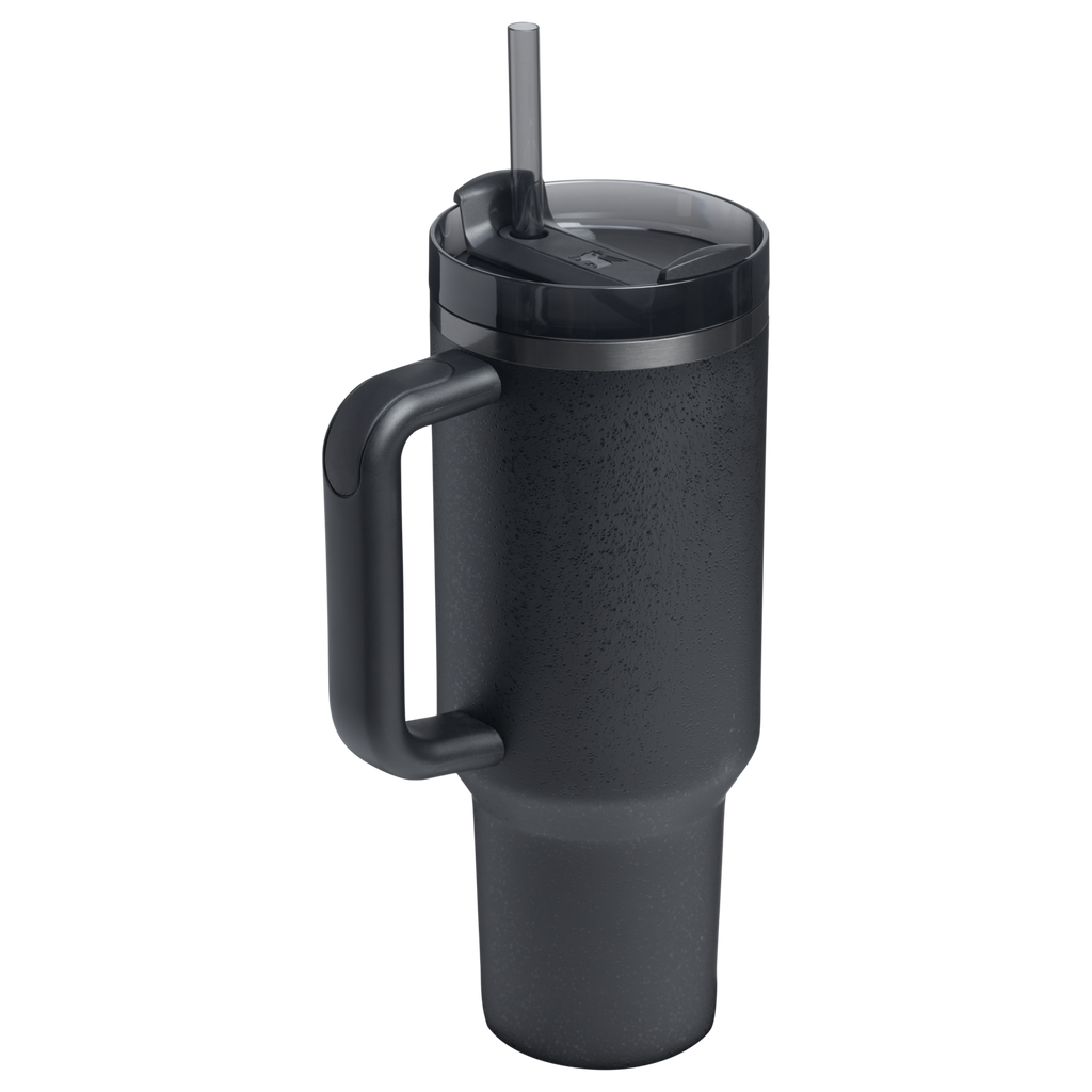 Splash-Resistant FlowState The Quencher H2.0 Flowstate Tumbler  | Stanley Create D332L - Premium Stainless Steel Straw Cup for All-Day Hydration Detail