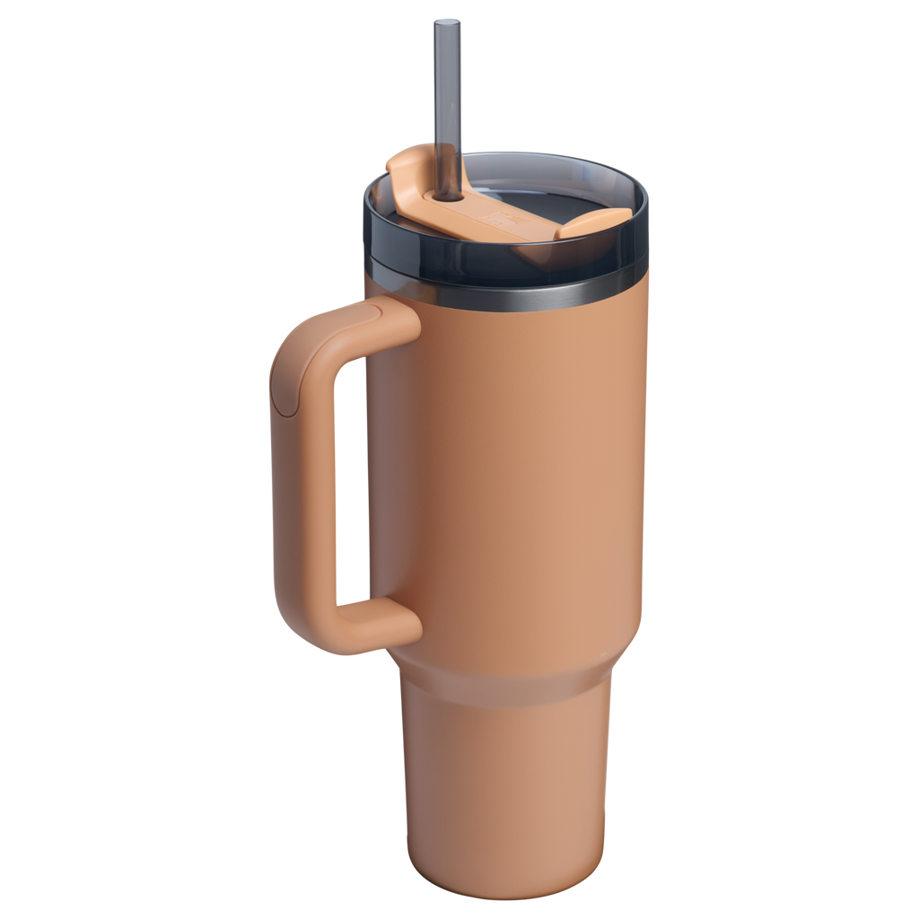 Splash-Resistant FlowState The Quencher H2.0 Flowstate Tumbler  | Stanley Create D332L - Premium Stainless Steel Straw Cup for All-Day Hydration Detail