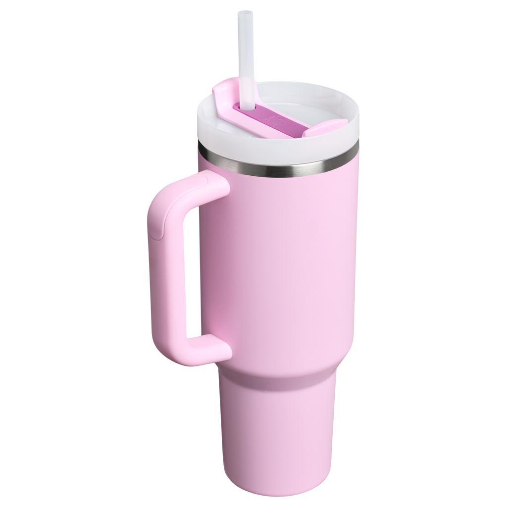 Splash-Resistant FlowState The Quencher H2.0 Flowstate Tumbler  | Stanley Create D332L - Premium Stainless Steel Straw Cup for All-Day Hydration Detail