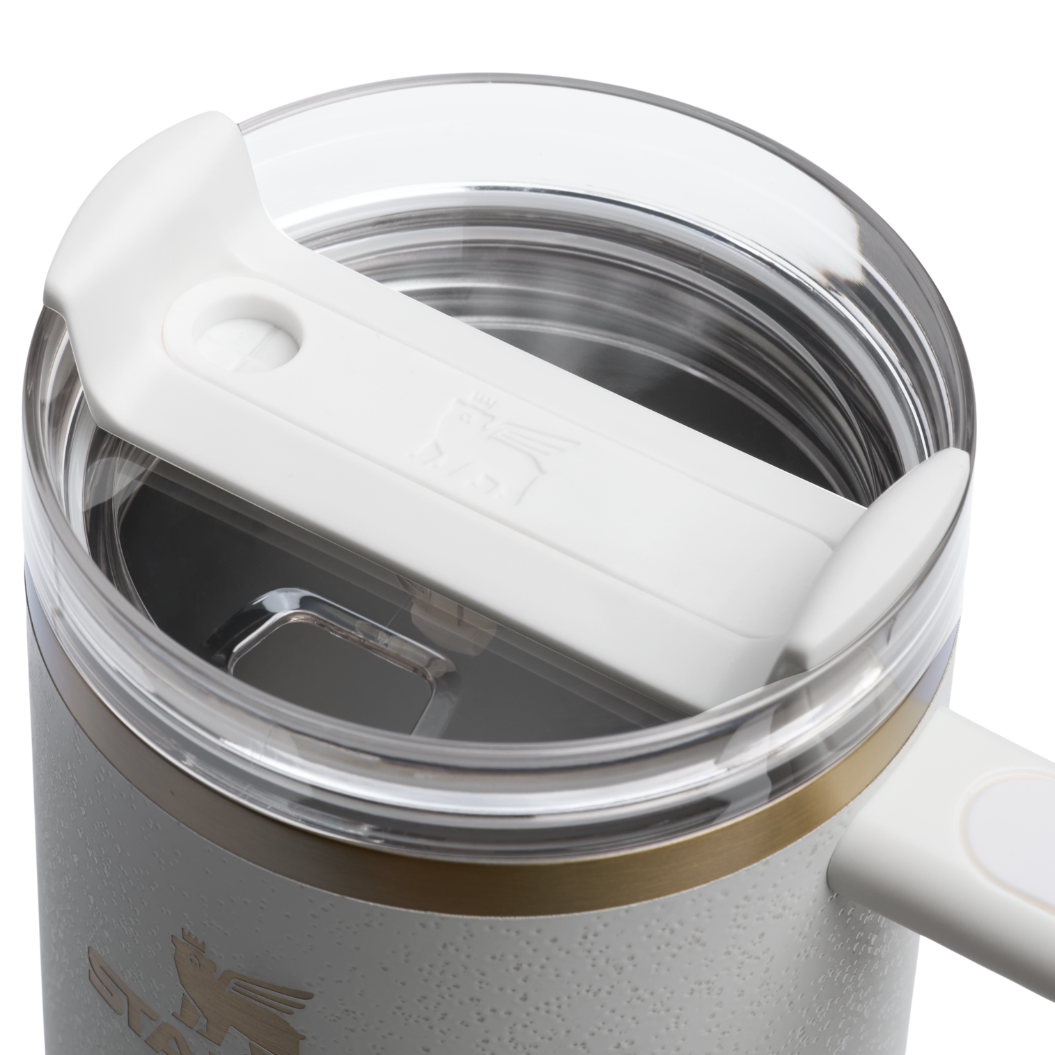 Splash-Resistant FlowState The Quencher H2.0 Flowstate Tumbler  | Stanley Create D332L - Premium Stainless Steel Straw Cup for All-Day Hydration Detail
