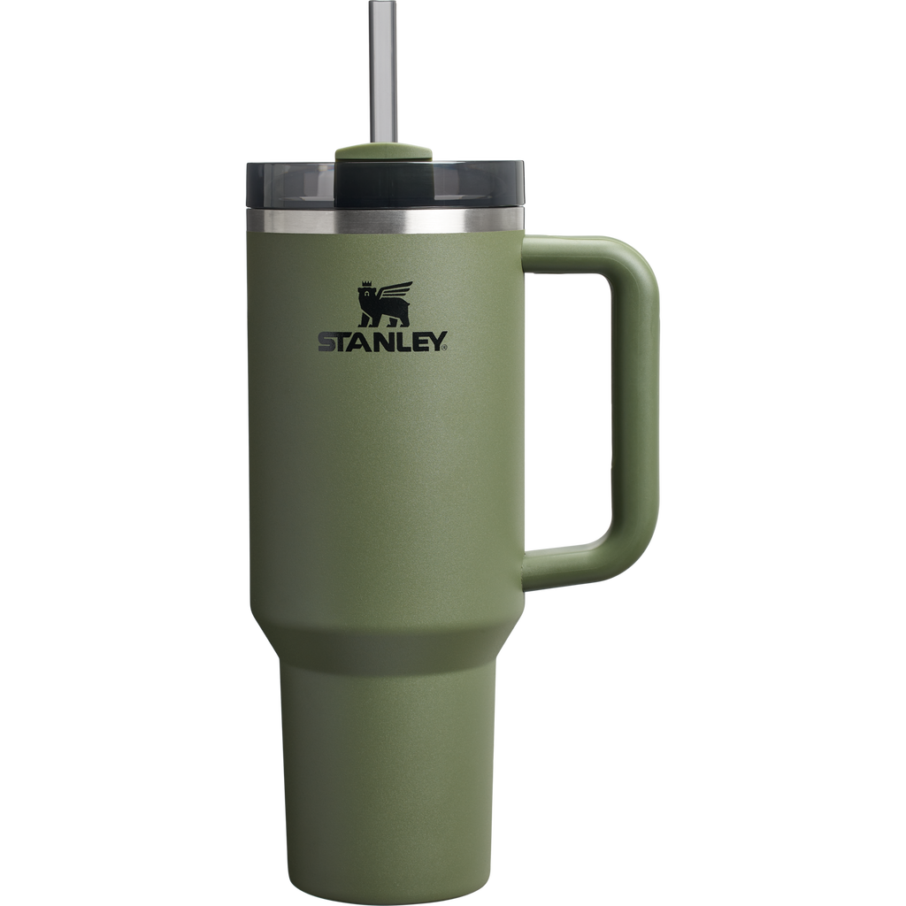 Large Capacity The Quencher H2.0 Flowstate Tumbler D050X - Premium Stainless Steel Straw Cup for All-Day Hydration - Dried Pine