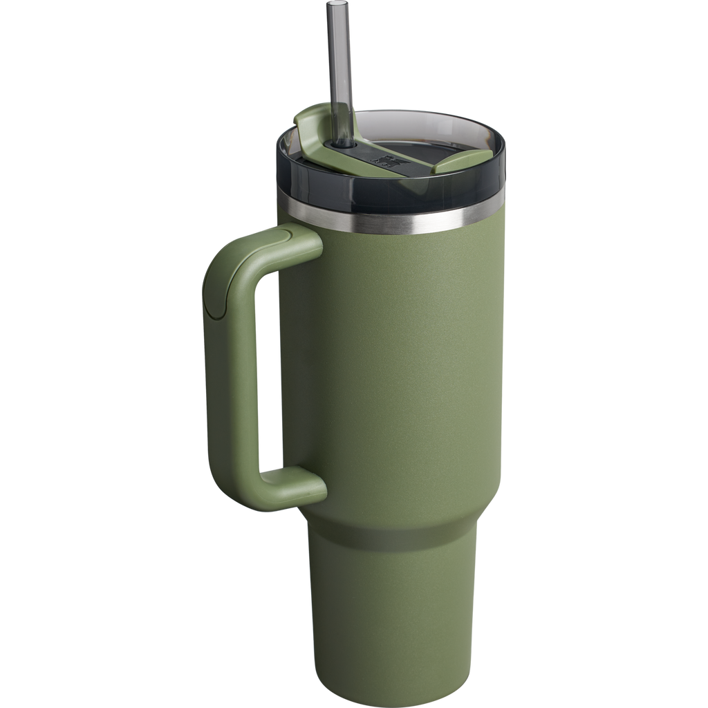 Splash-Resistant FlowState The Quencher H2.0 Flowstate Tumbler  | Stanley Create D332L - Premium Stainless Steel Straw Cup for All-Day Hydration Detail
