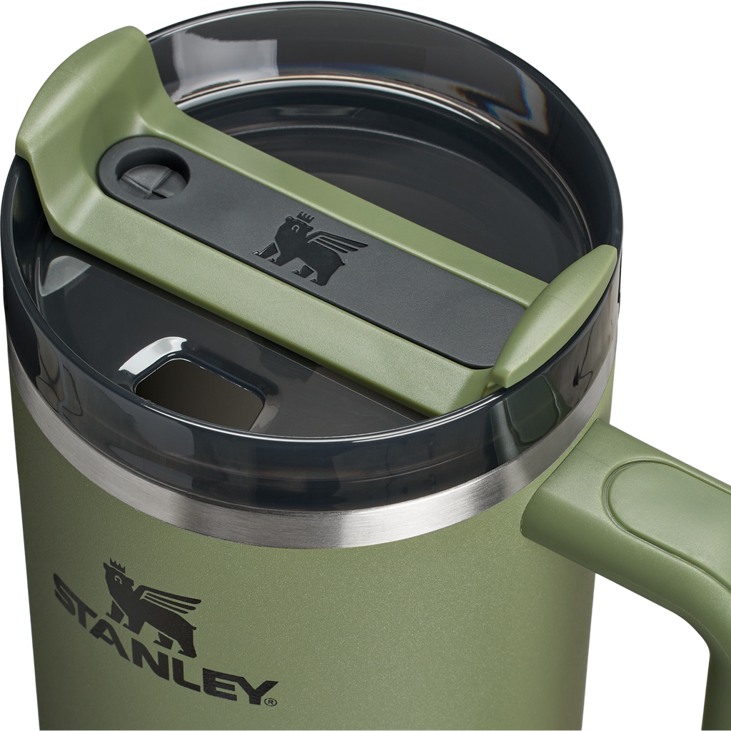 Splash-Resistant FlowState The Quencher H2.0 Flowstate Tumbler  | Stanley Create D332L - Premium Stainless Steel Straw Cup for All-Day Hydration Detail