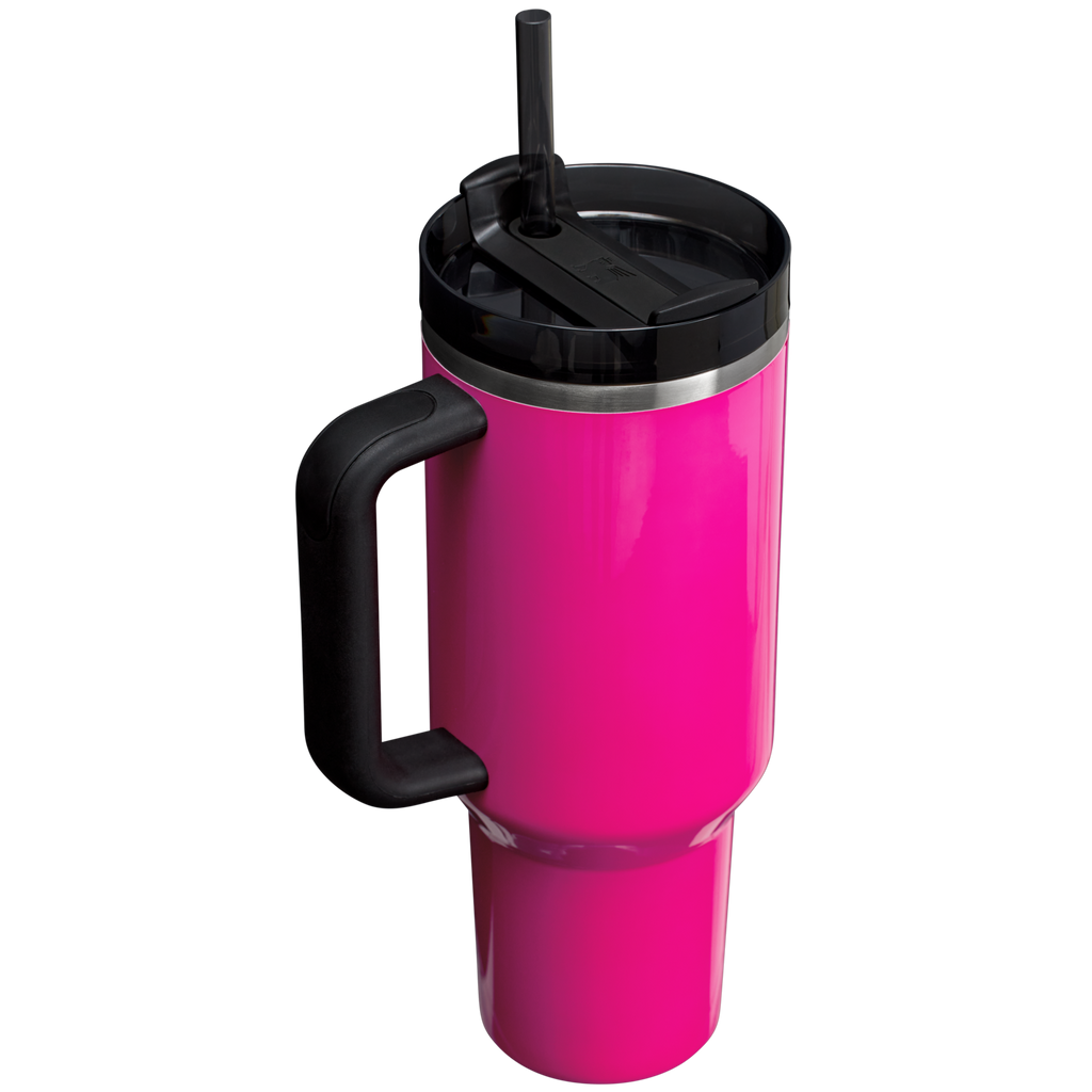 Splash-Resistant FlowState The Quencher H2.0 Flowstate Tumbler  | Stanley Create D332L - Premium Stainless Steel Straw Cup for All-Day Hydration Detail